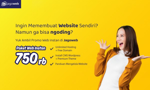 Promo Website Instan, Hingga 50%!!!