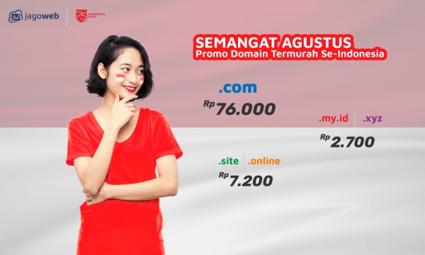 Merdeka! Jagoweb Bagi Promo Domain MURAH!