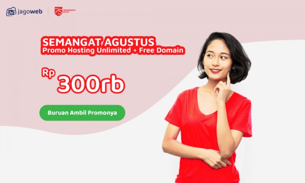 Promo Kemerdekaan! Hosting UNLIMITED GRATIS DOMAIN