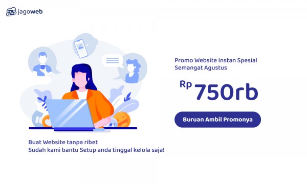 Promo Kemerdekaan! Website Instan, Hingga 50%!!!