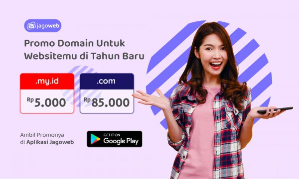 New Year, Promo Domain Fantastis JagoWeb