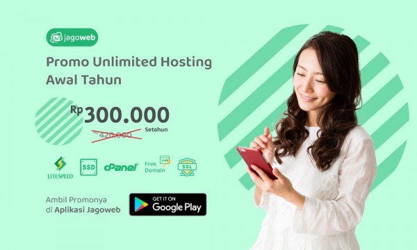 Promo Tahun Baru 2021, Hosting Murah Dari Jagoweb.