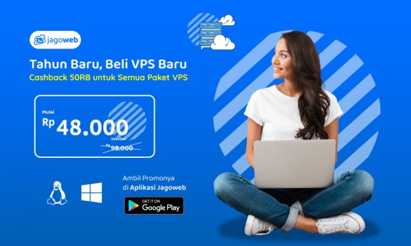 Beli VPS dapat CASHBACK 50K!