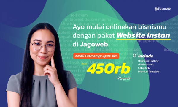 Super Sale Promo Website Instan Upto 45%