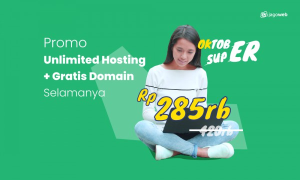 Promo Hosting Unlimited Oktober Super