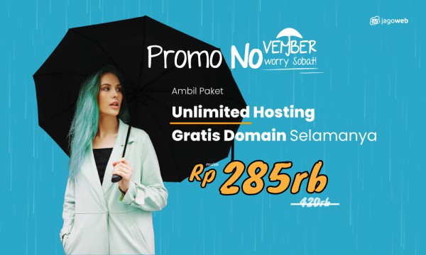 November Hujan Promo Hosting Unlimited