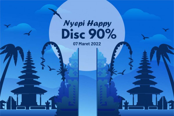 Nyepi Tetap Happy dengan Flash Sale Nyepi Happy!