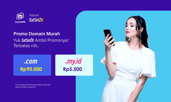 Maret SatSet2X | Promo Domain Murah Jagoweb