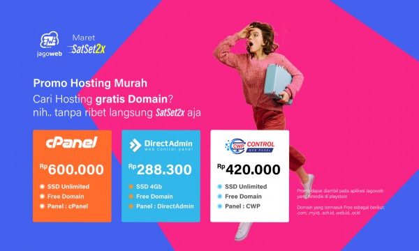 Promo Hosting Murah Maret SatSet2x