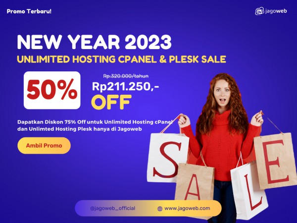 New Year 2023 Unlimited Hosting Sale