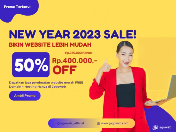 New Year 2023 Website Sale