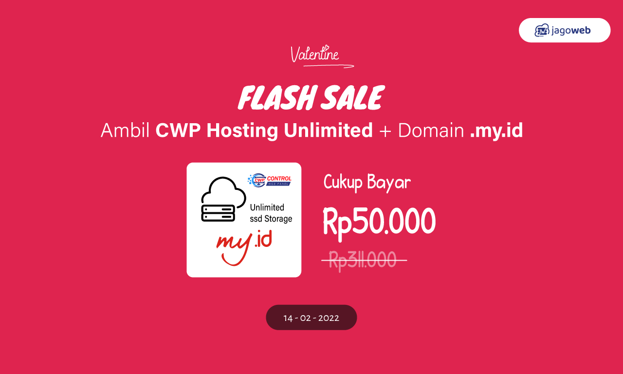 promo hosting cwp unlimited jagoweb