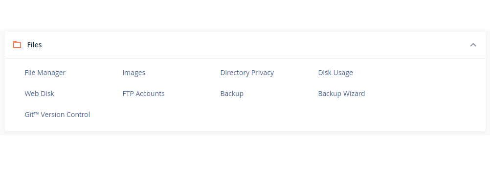 fitur file manager cpanel