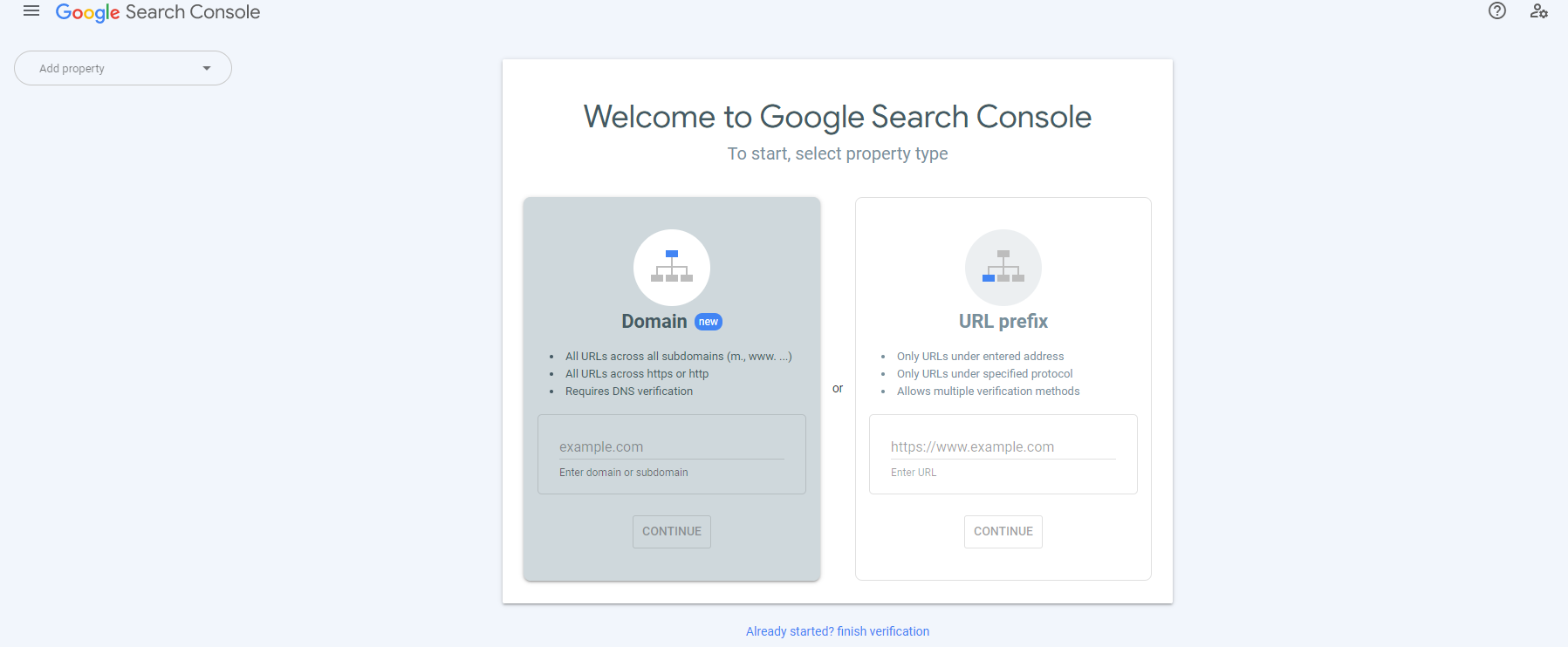 halaman google search console