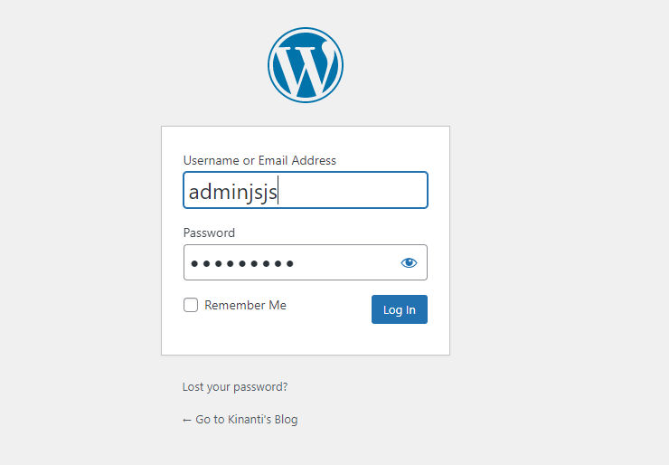 cara mengganti password wordpress