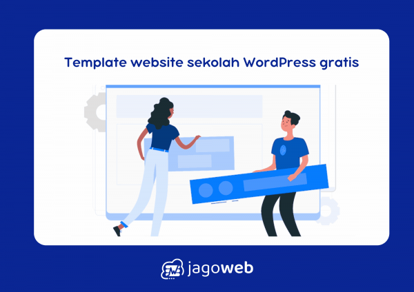 Template website sekolah WordPress gratis dan responsif
