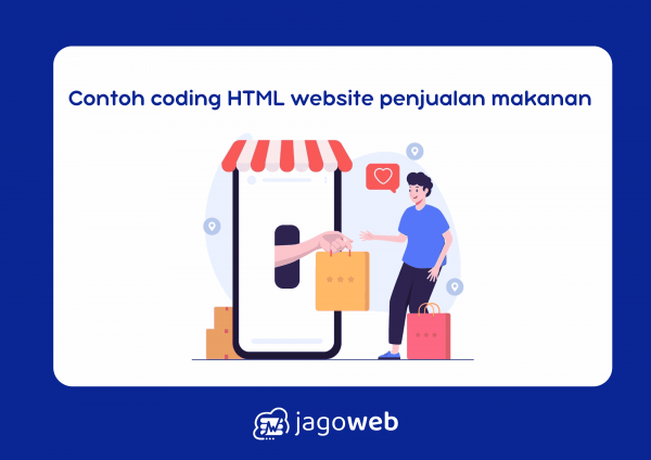 Contoh coding HTML website penjualan makanan terbaik