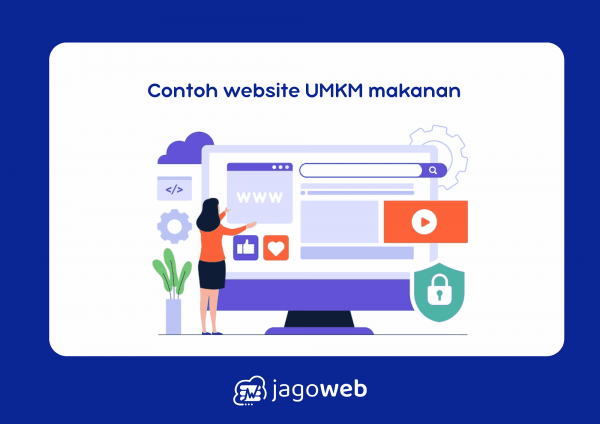 Contoh website UMKM makanan dengan desain kreatif