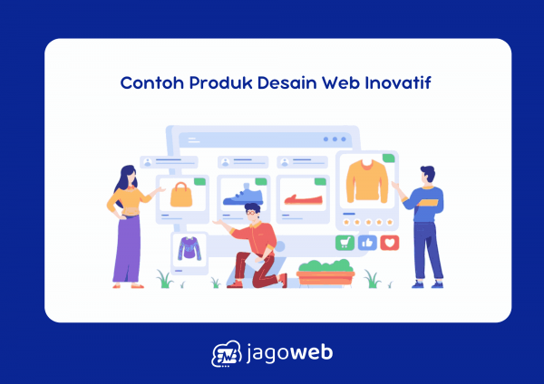 Contoh produk desain web inovatif dan fungsional