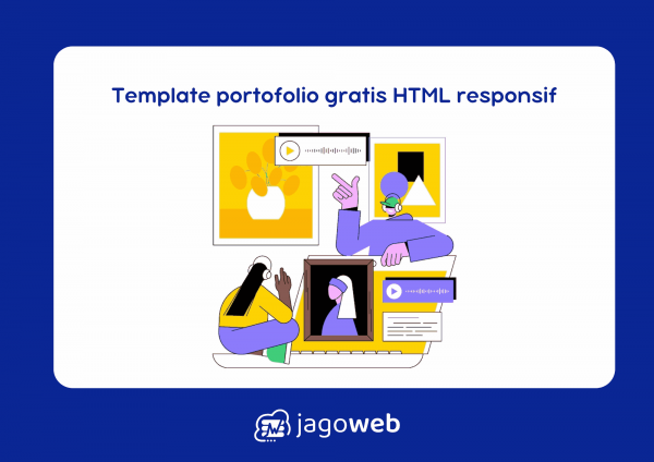 Template Portofolio Gratis HTML Responsif Dan Juga Keren