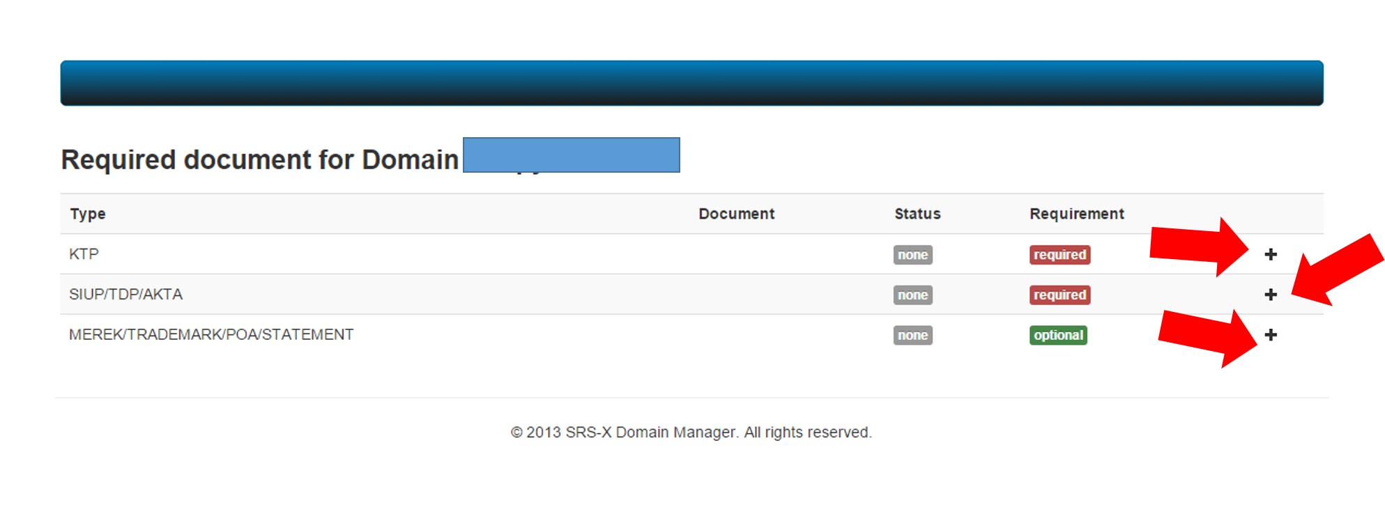 klik panah upload dokumen jagowebhosting