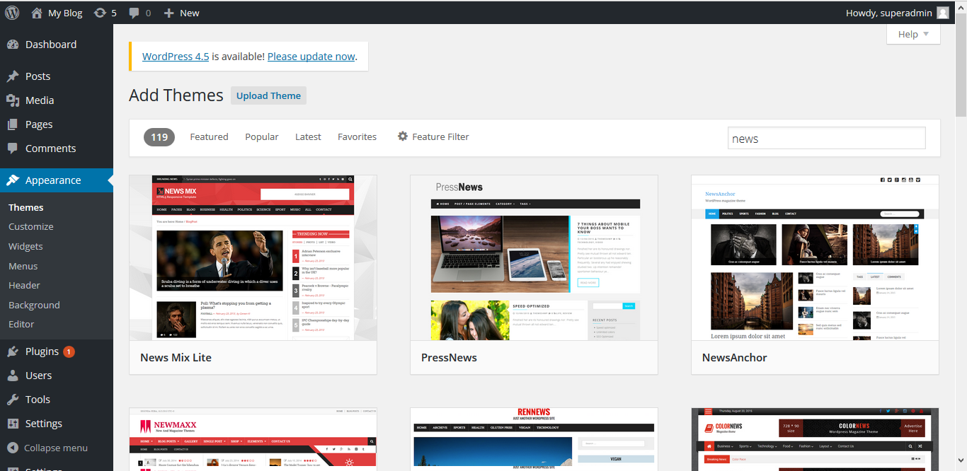 web news 1