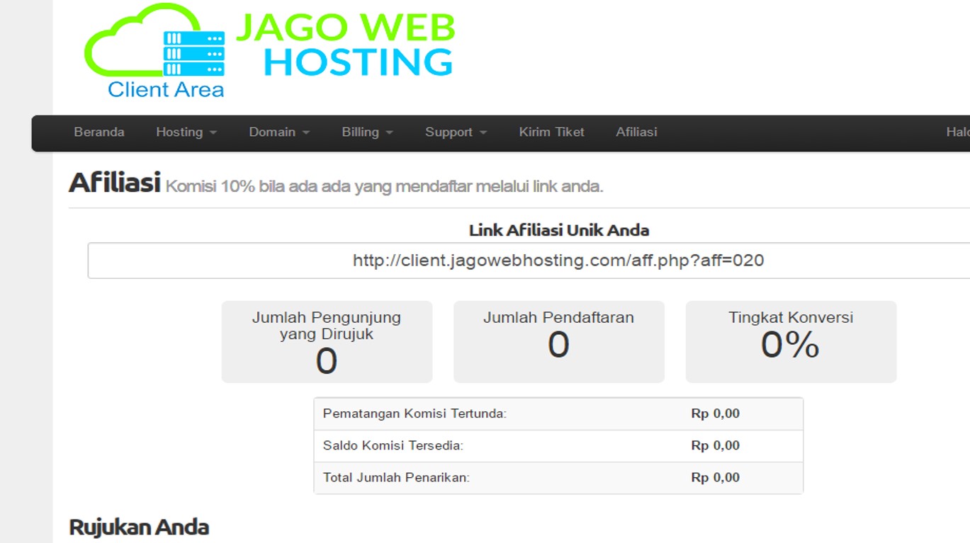 affiliasi aktif jagowebhosting