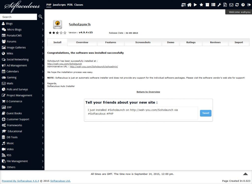 instalasi-soholaunch-success