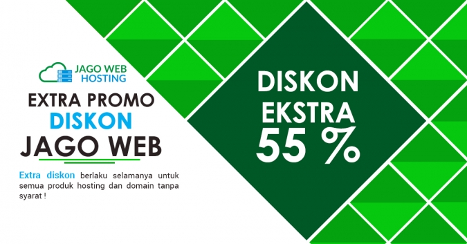 Ekstra Diskon 55 % Untuk Order Hosting Kelima