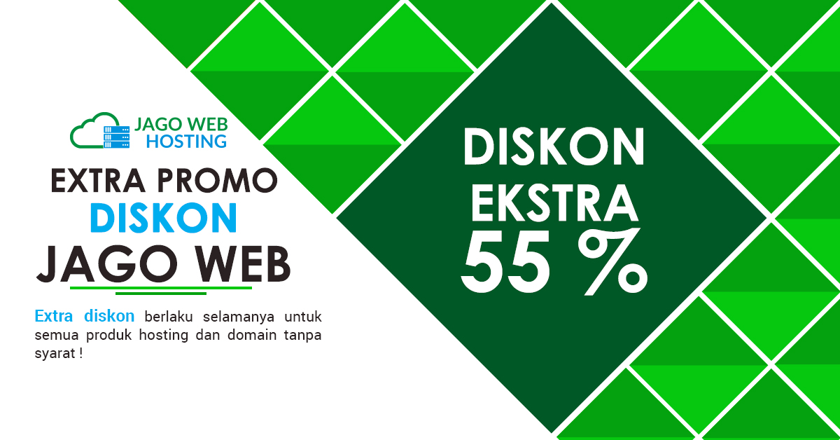 Ekstra Diskon 55 % Untuk Order Hosting Kelima