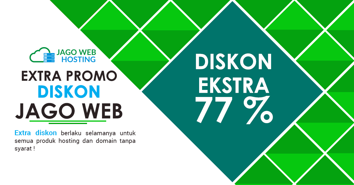 Sudah Sampai Order Hosting ke-7 Diskon 77%