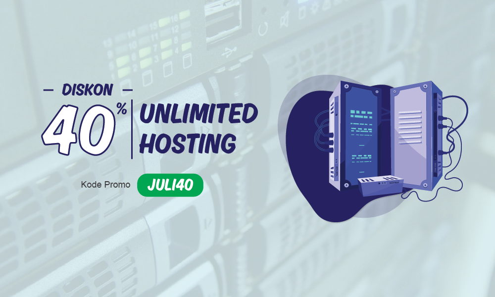 Bulan Juli, Jagoweb Bagi-Bagi Diskon Paket Hosting Unlimited 40%